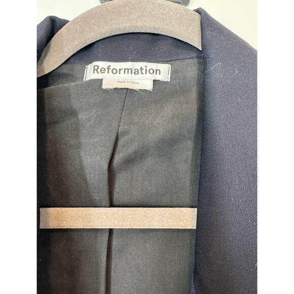 Reformation wool navy blazer dress XL - Picture 4 of 7
